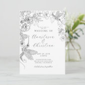 手書きフローラ結婚ズ 招待状 (スタンド正面)