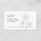 手書きフローラ育児 名刺 (裏面)