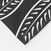 手書きフローラ:シームレスなデザイン フリースブランケット (角)