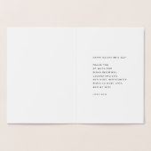 手書きフローラ |バレンタインデー 実在 |  箔カード (内部)