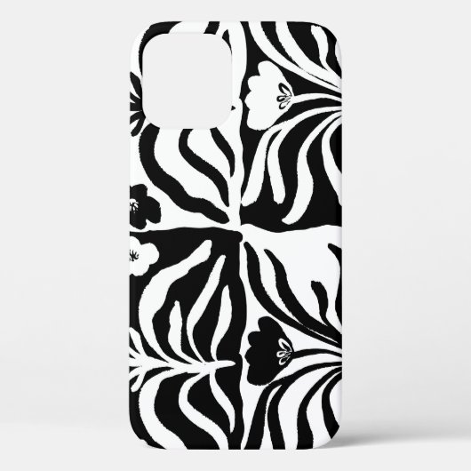 手書きフローラ:ヴィンテージ抽象芸術 Case-Mate iPhoneケース (裏面)