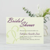 手書きブライダルシャワー招待 招待状 (スタンド正面)