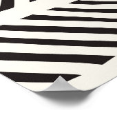 手書きブラシストロークのシームレスなパターン。イン ポスター (角)