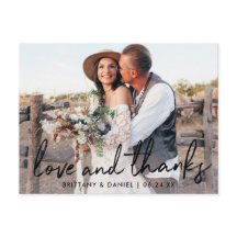 手書きブラックスクリプトの愛と感謝のウェディング