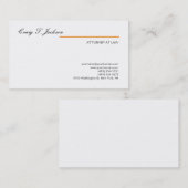 手書きプロフェッショナル弁護士弁護士モダン 名刺 (正面/裏面)