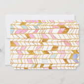 手書きベビー誕生写真の発表 案内状 (裏面)