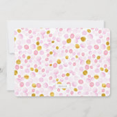 手書きベビー誕生写真アナウンスメントカード 案内状 (裏面)