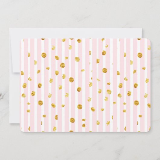 手書きベビー誕生写真アナウンスメントカード 案内状 (裏面)