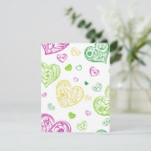 「手書きペイズリーハート」 シーズンカード (スタンド正面)