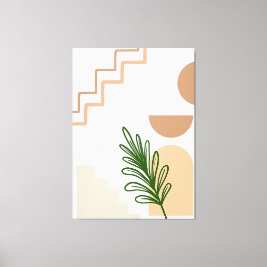 手書きボホウォールアート#1 キャンバスプリント (正面)