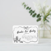 手書きボンジュールベフランスのブブックベビーエンクル エンクロージャーカード (スタンド正面)