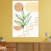 手書きボーホウォールアート#2 キャンバスプリント (インサイチュ (リビング))