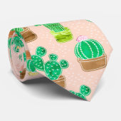 手書きポットサボパターン ネクタイ (ロール)