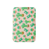 手書きポットサボパターン バスマット (正面縦)