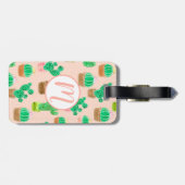 手書きポットサボパターン ラゲッジタグ (裏面横)