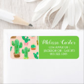 手書きポットサボパターン ラベル (インサイチュ)