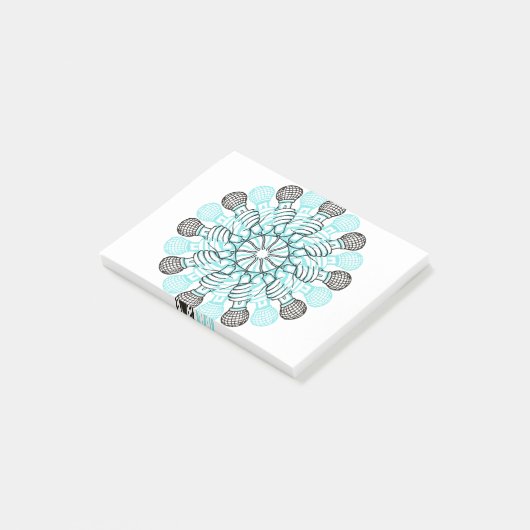 手書きマイク ポストイット (アングル)