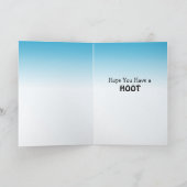 手書きマンガフクロハロウィーンの挨拶 シーズンカード (内部)