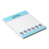 手書きマンダラメモ帳テンプレート ノートパッド (アングル)