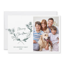 手書きミニマリストのクリスマスリース4写真