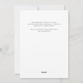 手書きミニマリストグリーンホリデーフォトカード シーズンカード (裏面)