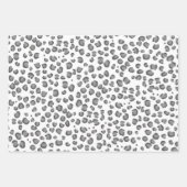 手書きミニマリストブラック&ホワイトバラエティーパック ラッピングペーパーシート (正面3)