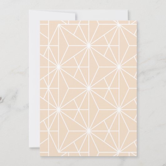 手書きミニマリストHello新生児写真 案内状 (裏面)