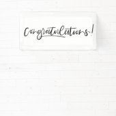 手書きミニマルおめでとうバナー 横断幕 (インサイチュ)