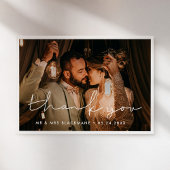 手書きミニマ結婚リストのサンキューカード 案内状