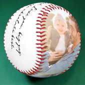 手書きメッセージKeepsake Father's Day 2 Photo 野球ボール