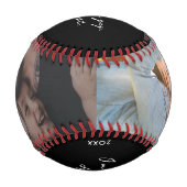 手書きメッセージKeepsake Father's Day 2 Photo 野球ボール (正面)