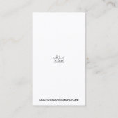 手書きメモ付きインスタント写真日付の保存 名刺 (裏面)