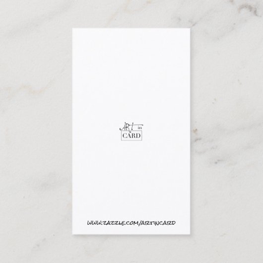 手書きメモ付きインスタント写真日付の保存 名刺 (裏面)