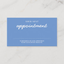 手書きモダンのスタイリッシュ青いアラーム