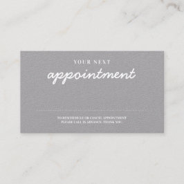 手書きモダングレスタイリッシュイのアラーム 予約カード