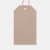 手書きモダンジョイクリスマスホリデー ギフトタグ (裏面)