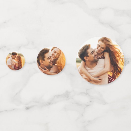 手書きモダンスクリプトブライダルシャワーのデコール コンフェッティ (裏面)