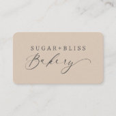 手書きモダンスクリプトベーカリーロイヤリティカード ロイヤリティカード (正面)