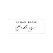 手書きモダンスクリプトベーカリー業務 セルフインキングスタンプ (デザイン)