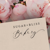 手書きモダンスクリプトベーカリー業務 セルフインキングスタンプ