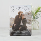 手書きモダンスクリプト セーブザデート (スタンド正面)