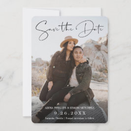 手書きモダンスクリプト セーブザデート