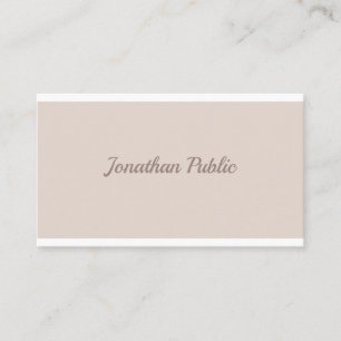 手書きモダンテンプレートエレガントプロフェッショナル 名刺