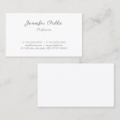 手書きモダンミニマエレガントリストテンプレート 名刺 (正面/裏面)