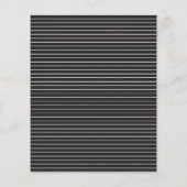 手書きモダン予算結婚式招待状チラシ チラシ (裏面)