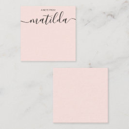 手書きモダン書道シンプルメモカード ノートカード