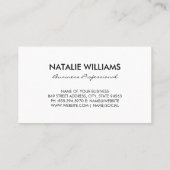 手書きモノグラム |水彩 名刺 (裏面)