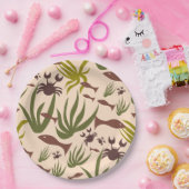 手書きユニーク海のテーマ ペーパープレート (パーティー)