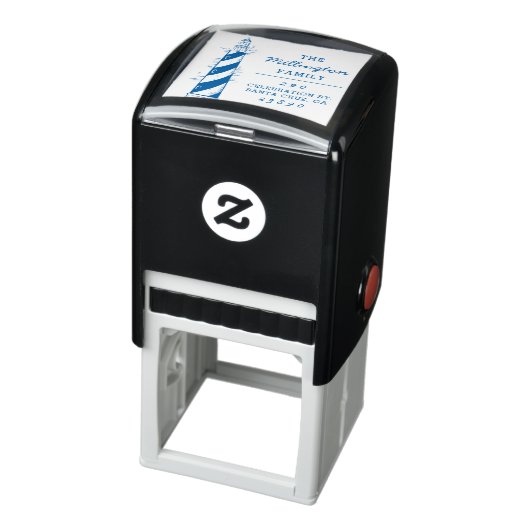 手書きライトハウスファミリー名&差出人住所 セルフインキングスタンプ (商品)