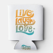 手書きライブラブドータイポグラフィ引用文 缶クーラー (裏面)